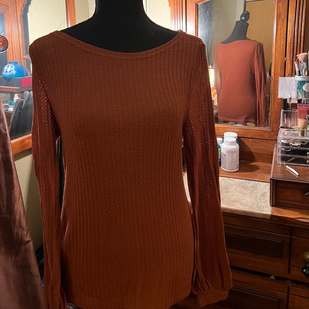 Rose colored light weighted shirt